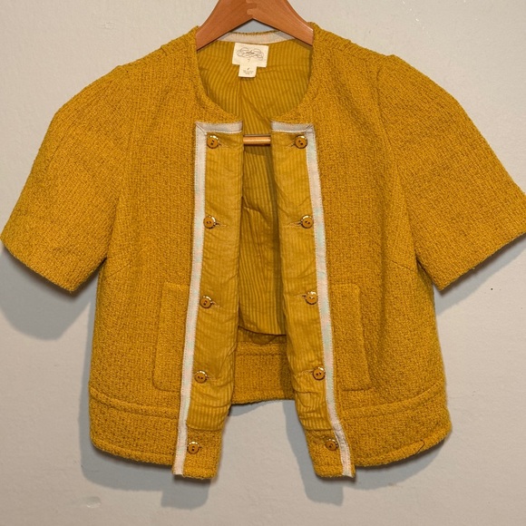 Anthropologie Cropped Wool Jacket - Picture 3 of 6